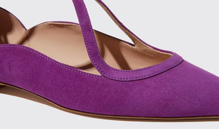 Scarosso Ballerinas Gae Viola Scamosciata Violet 8211 Suede 8211 Women