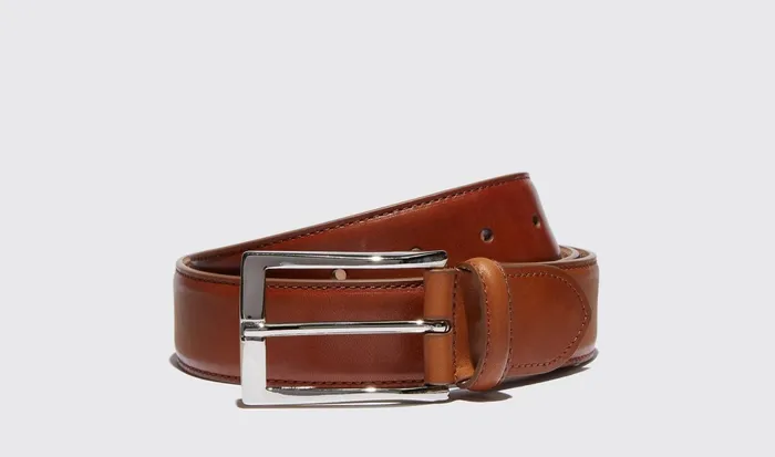 Scarosso Belts Cintura Cognac Classica Cognac Calf 8211 Men