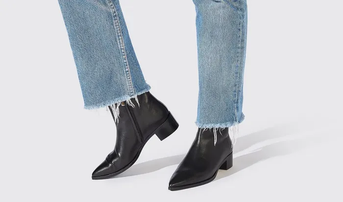 Scarosso Boots Alba Nera Black 8211 Calf 8211 Women
