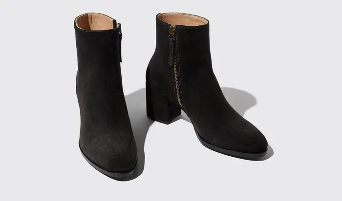 Scarosso Boots Costanza Nera Scamosciata Black 8211 Suede 8211 Women