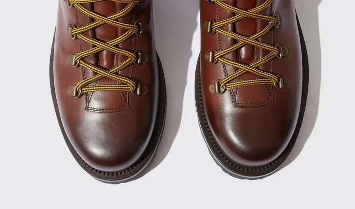 Scarosso Boots Edmund Chestnut Chestnut 8211 Calf 8211 Men