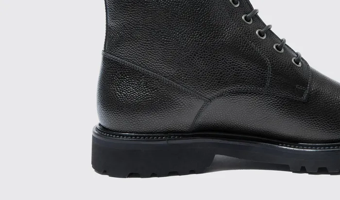 Scarosso Boots Jackie Grain Black Black 8211 Calf 8211 Men