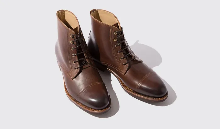 Scarosso Boots Paolo Caramello Dark Brown 8211 Calf 8211 Men