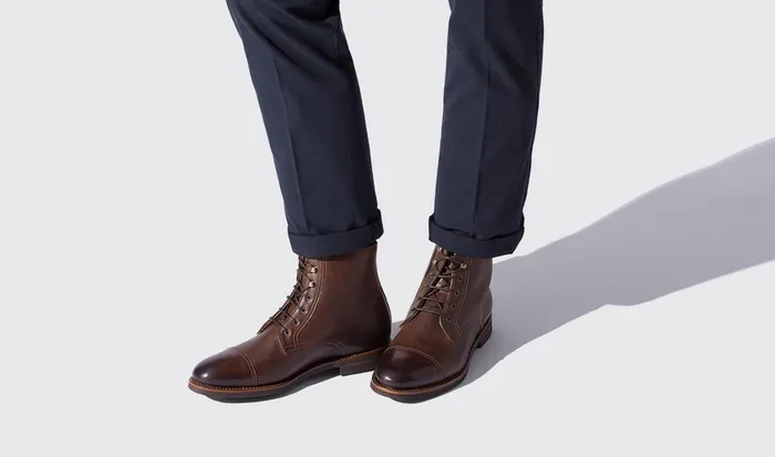 Scarosso Boots Paolo Caramello Dark Brown 8211 Calf 8211 Men