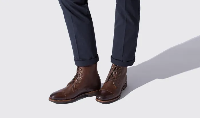 Scarosso Boots Paolo Caramello Dark Brown 8211 Calf 8211 Men