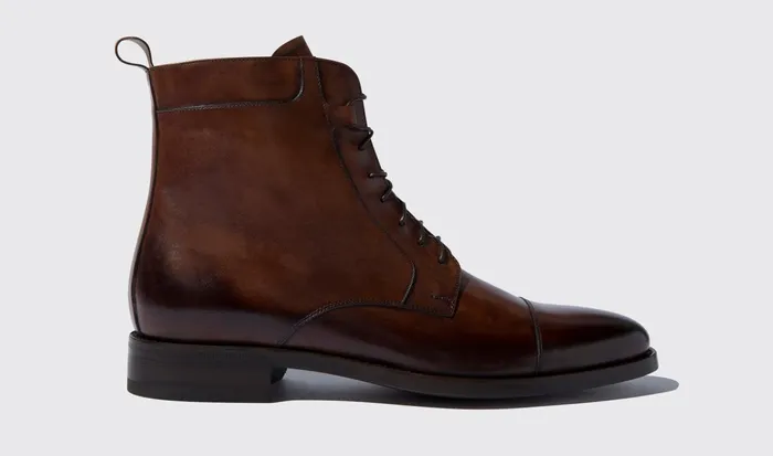 Scarosso Boots Tot Castagno Chestnut Calf 8211 Men