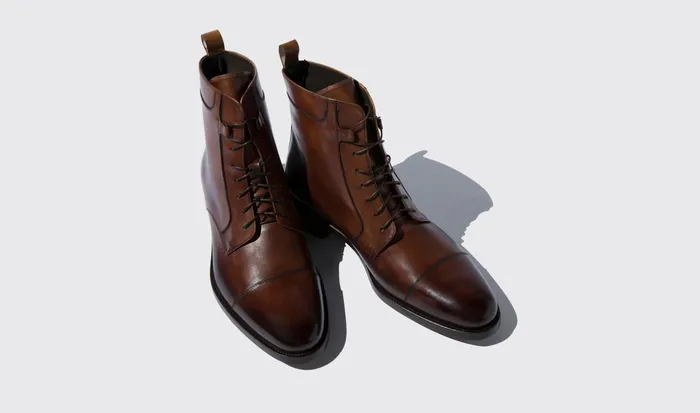 Scarosso Boots Tot Castagno Chestnut Calf 8211 Men