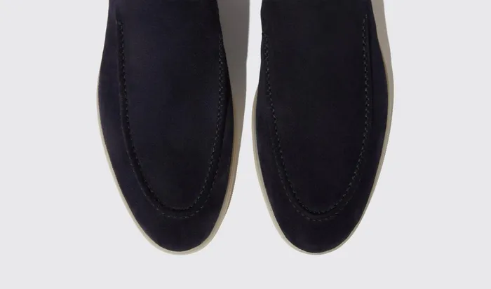 Scarosso Chelsea Boots Eugenio Blu Scamosciato Blue 8211 Suede 8211 Men