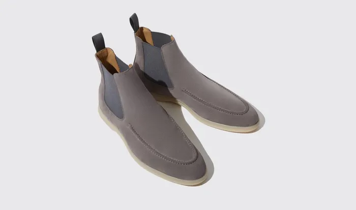 Scarosso Chelsea Boots Eugenio Grigio Scamosciato Grey 8211 Suede 8211 Men
