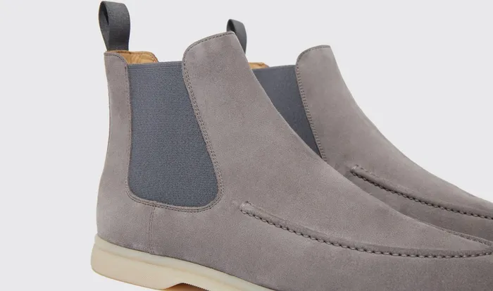 Scarosso Chelsea Boots Eugenio Grigio Scamosciato Grey 8211 Suede 8211 Men