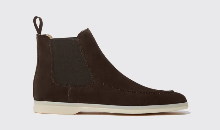 Scarosso Chelsea Boots Eugenio Moro Scamosciato Brown 8211 Suede 8211 Men