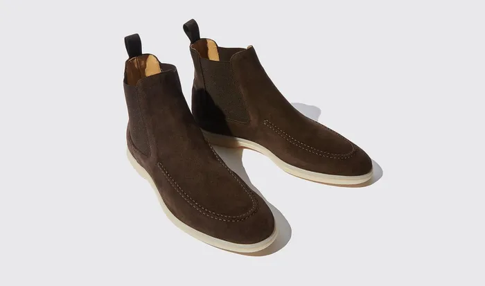 Scarosso Chelsea Boots Eugenio Moro Scamosciato Brown 8211 Suede 8211 Men