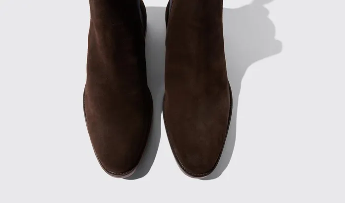 Scarosso Chelsea Boots Giacomo Brown Brown Suede 8211 Jetsetter Edition 8211 Men