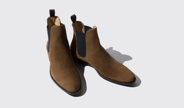 Scarosso Chelsea Boots Giacomo Tabacco Scamosciato Tobacco Suede 8211 Men