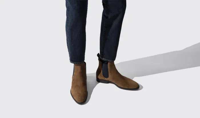 Scarosso Chelsea Boots Giacomo Tabacco Scamosciato Tobacco Suede 8211 Men