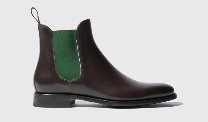 Scarosso Chelsea Boots Giancarlo Marrone Brown Calf 8211 Men