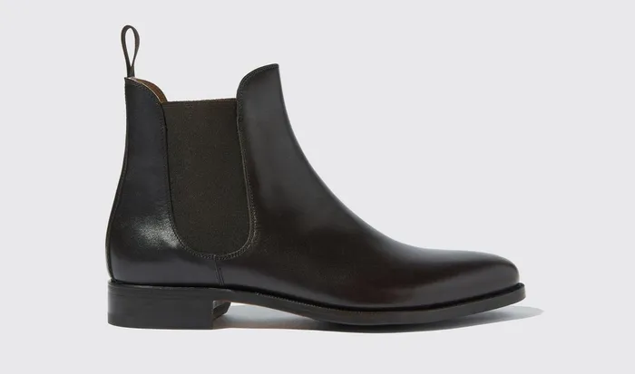 Scarosso Chelsea Boots Giancarlo Moro Dark Brown Calf 8211 Men