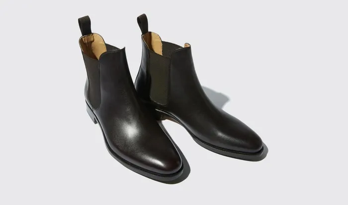 Scarosso Chelsea Boots Giancarlo Moro Dark Brown Calf 8211 Men