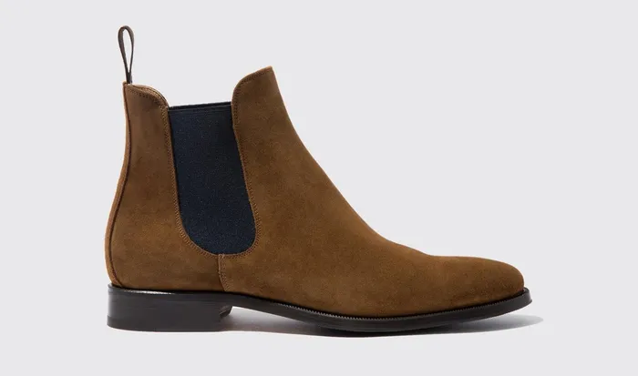 Scarosso Chelsea Boots Giancarlo Tabacco Tobacco Suede 8211 Men