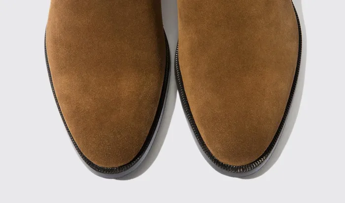 Scarosso Chelsea Boots Giancarlo Tabacco Tobacco Suede 8211 Men