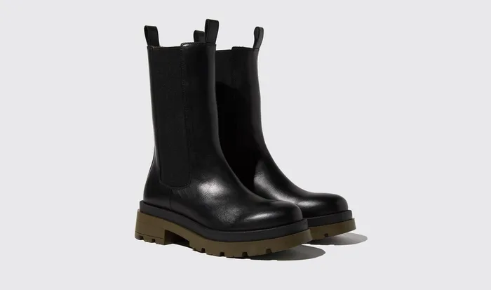 Scarosso Chelsea Boots Kim Green Edit Green 8211 Calf 8211 Women