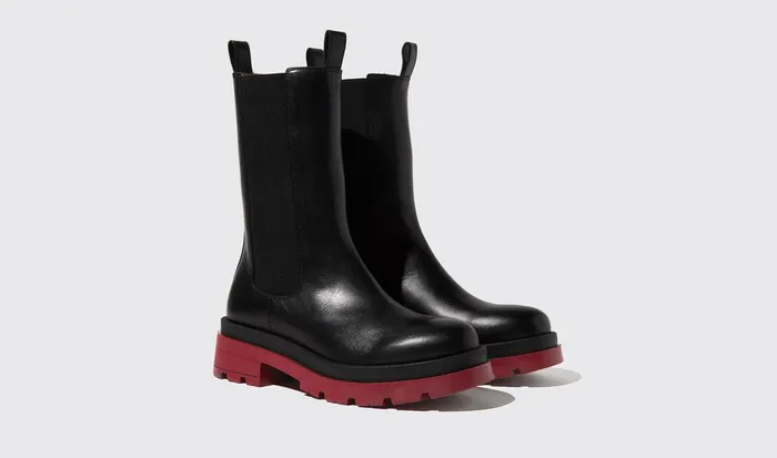 Scarosso Chelsea Boots Kim Red Edit Red 8211 Calf 8211 Women