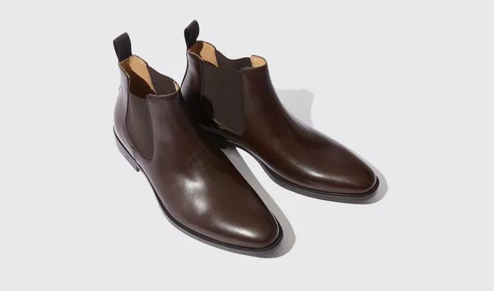 Scarosso Chelsea Boots Leonardo Moro Brown 8211 Calf 8211 Men