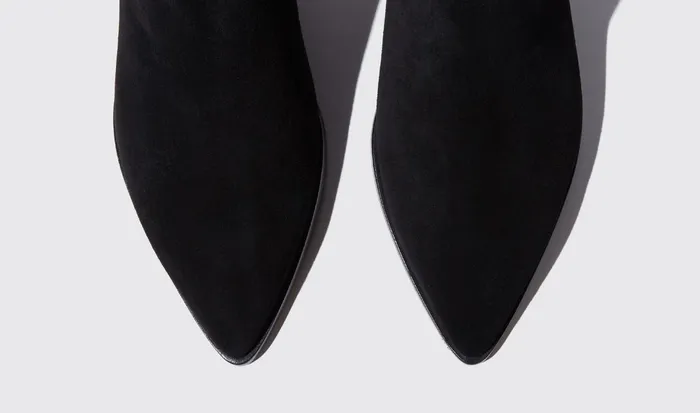Scarosso Chelsea Boots Olivia Nera Scamosciata Black 8211 Suede 8211 Women