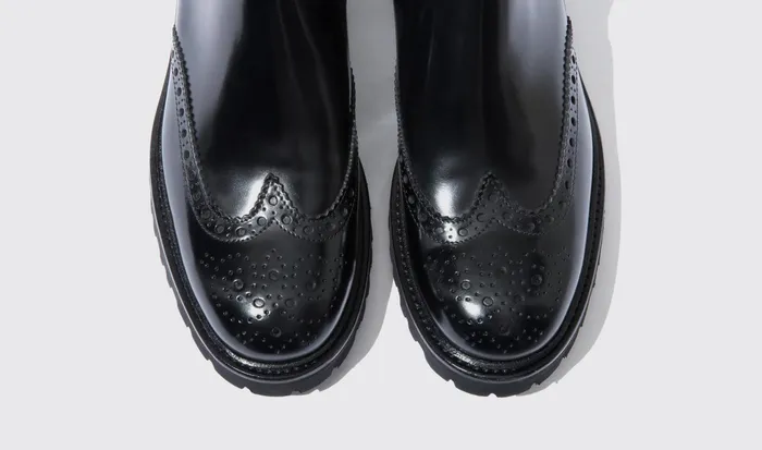 Scarosso Chelsea Boots Poppy Black Black 8211 Polished Calf 8211 Women