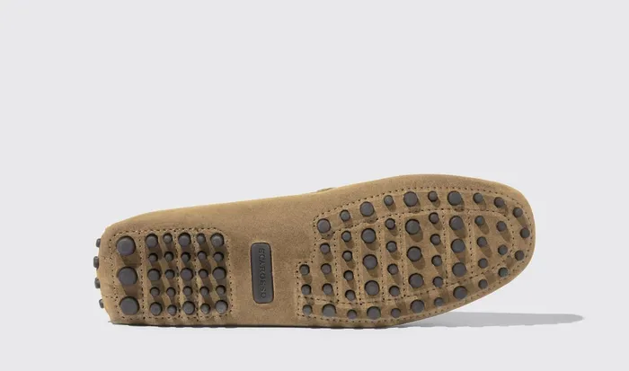 Scarosso Driving Shoes Michael Beige Suede Beige 8211 Suede 8211 Men