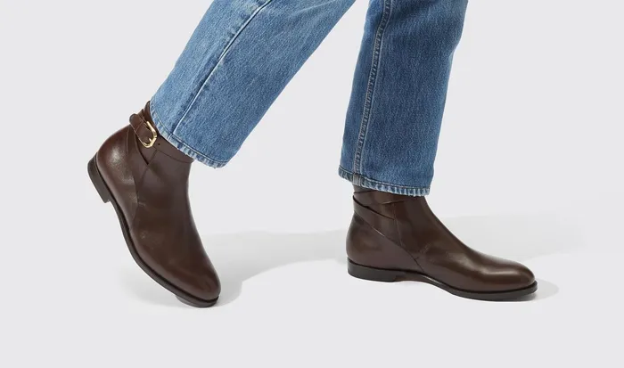 Scarosso Jodhpur Boots Taylor Brown Brown 8211 Calf 8211 Men
