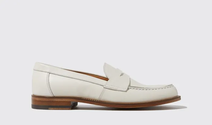 Scarosso Loafers Harper White White 8211 Calf Leather 8211 Women