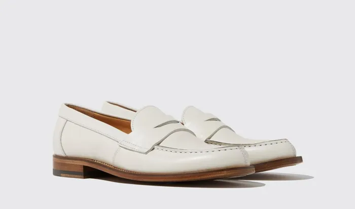 Scarosso Loafers Harper White White 8211 Calf Leather 8211 Women