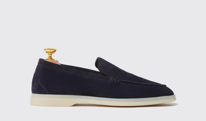 Scarosso Loafers Ludovica Blu Scamosciata Blue 8211 Suede 8211 Women
