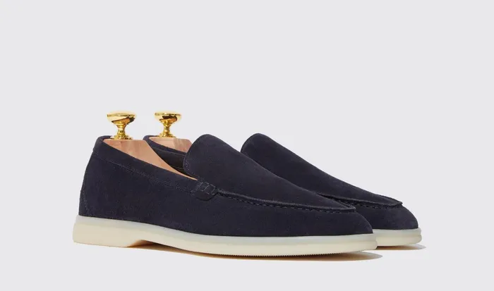 Scarosso Loafers Ludovica Blu Scamosciata Blue 8211 Suede 8211 Women