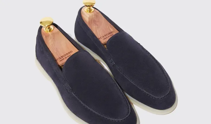 Scarosso Loafers Ludovica Blu Scamosciata Blue 8211 Suede 8211 Women