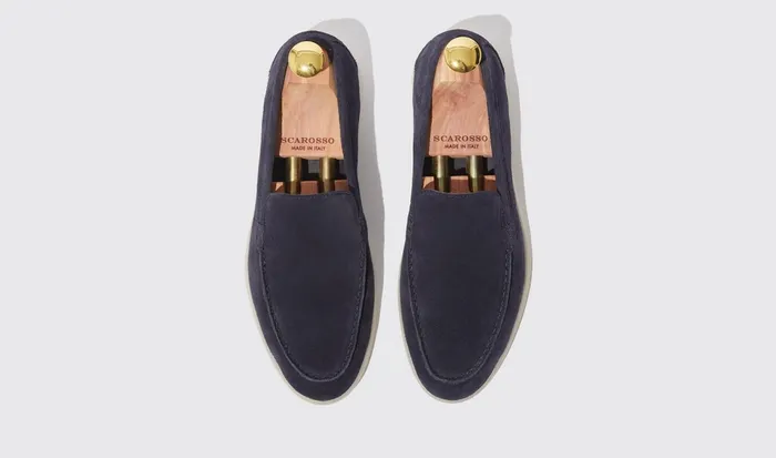Scarosso Loafers Ludovica Blu Scamosciata Blue 8211 Suede 8211 Women
