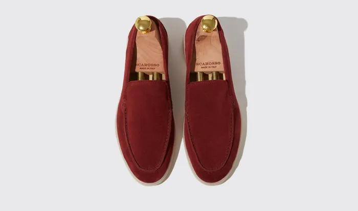 Scarosso Loafers Ludovica Bordeaux Scamosciata Burgundy 8211 Suede 8211 Women