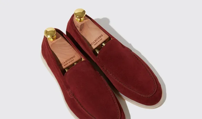 Scarosso Loafers Ludovica Bordeaux Scamosciata Burgundy 8211 Suede 8211 Women