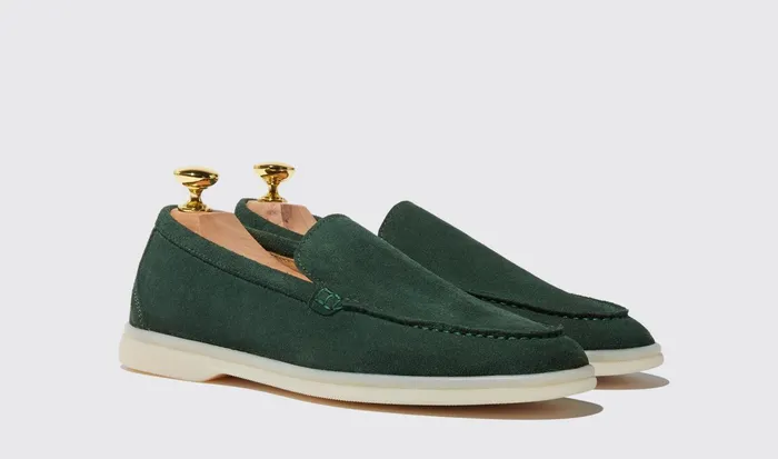 Scarosso Loafers Ludovica Verde Scamosciata Green 8211 Suede 8211 Women
