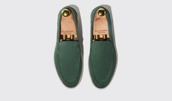 Scarosso Loafers Ludovica Verde Scamosciata Green 8211 Suede 8211 Women
