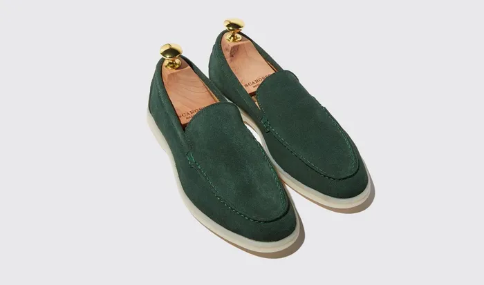 Scarosso Loafers Ludovica Verde Scamosciata Green 8211 Suede 8211 Women