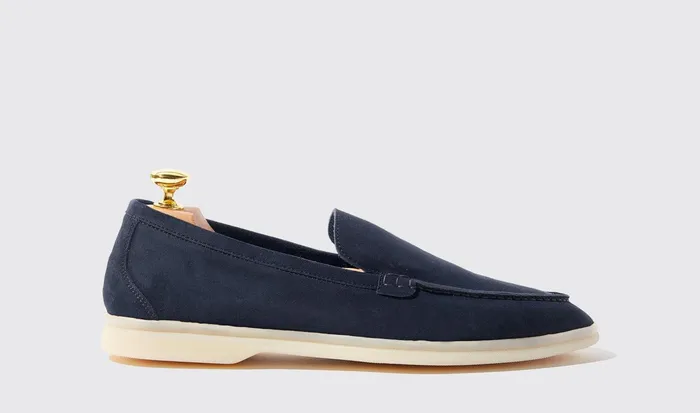 Scarosso Loafers Ludovico Blu Scamosciato Blue 8211 Suede 8211 Men