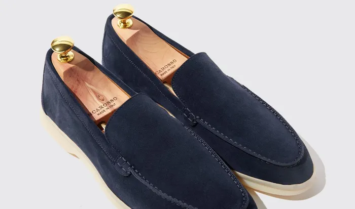 Scarosso Loafers Ludovico Blu Scamosciato Blue 8211 Suede 8211 Men