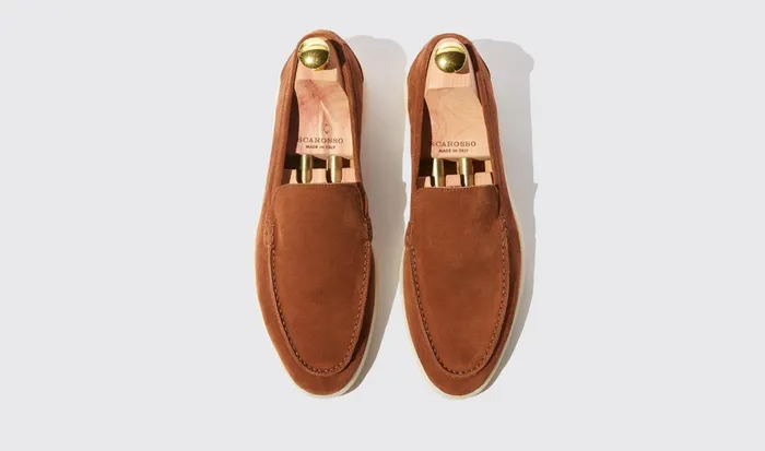 Scarosso Loafers Ludovico Marrone Scamosciato Brown 8211 Suede 8211 Men