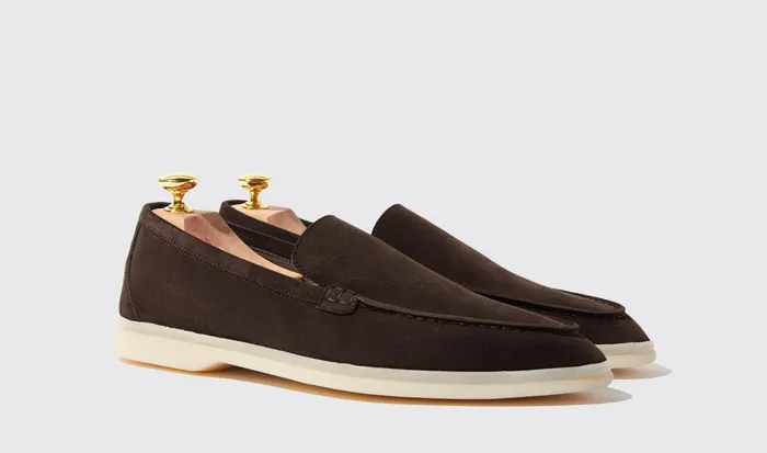 Scarosso Loafers Ludovico Moro Scamosciato Dark Brown 8211 Suede 8211 Men