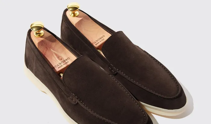 Scarosso Loafers Ludovico Moro Scamosciato Dark Brown 8211 Suede 8211 Men