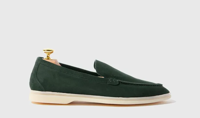 Scarosso Loafers Ludovico Verde Scamosciato Green 8211 Suede 8211 Men
