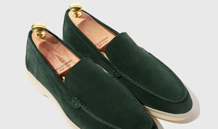 Scarosso Loafers Ludovico Verde Scamosciato Green 8211 Suede 8211 Men