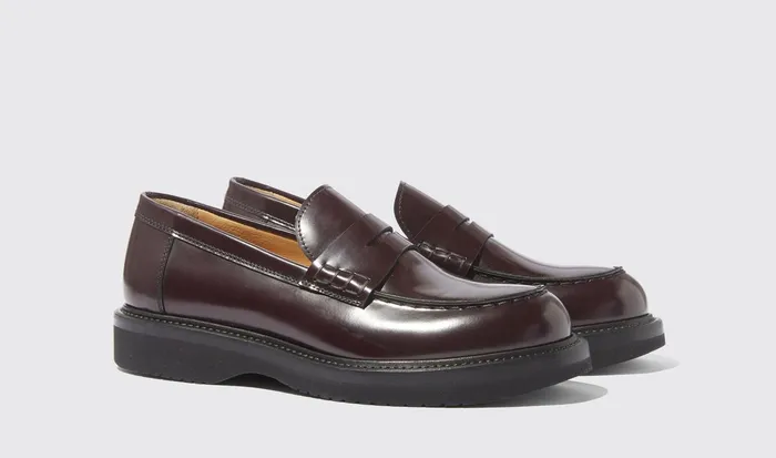 Scarosso Loafers Michelle Burgundy Bright Burgundy 8211 Brushed Calf 8211 Women